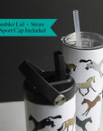 Hunt Seat Paper Co. Barn O'Clock Stainless Steel Water Bottle
