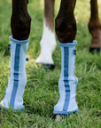 Horsewear Fly Boots, Set of 2, Heather Blue/Blue & Silver