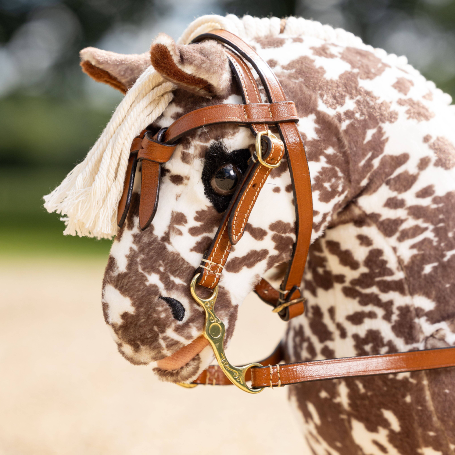 LeMieux Hobby Horse Western Bridle, Tan
