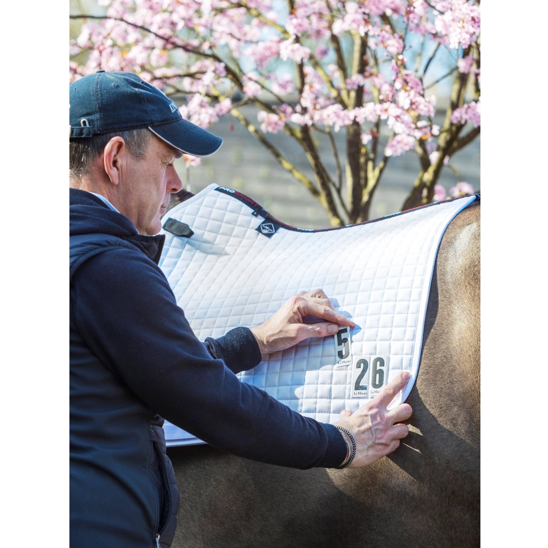 LeMieux Competition Dressage Saddle Pad, White