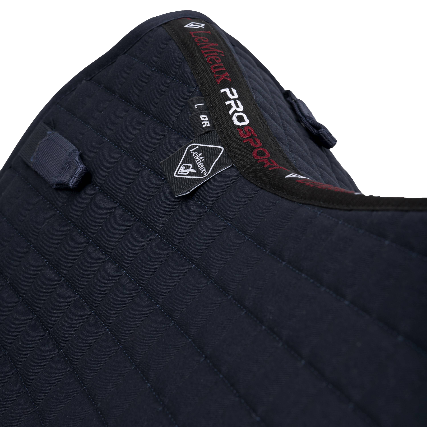 LeMieux Cotton Dressage Saddle Pad, Navy