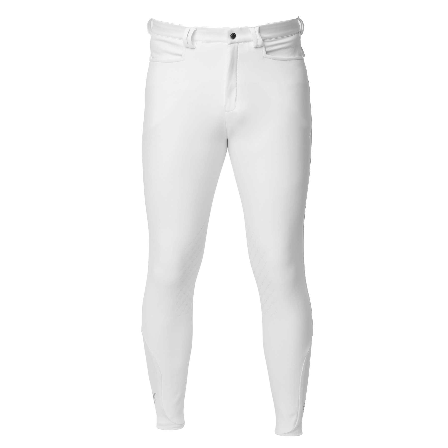 LeMieux Men&#39;s Knee Grip Breeches, White