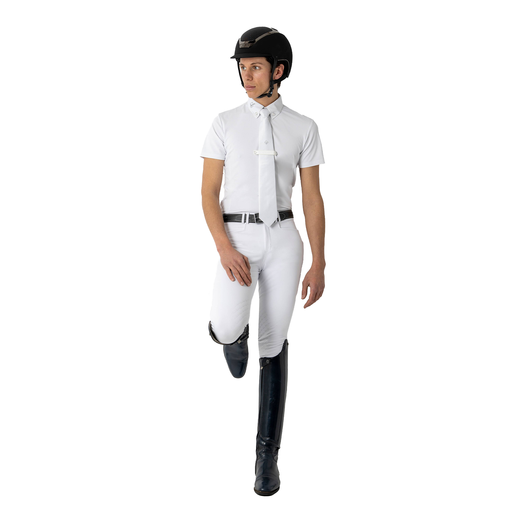 LeMieux Men&#39;s Knee Grip Breeches, White