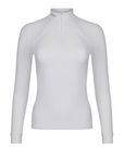 LeMieux Olivia Ladies Long Sleeve Show Shirt, White