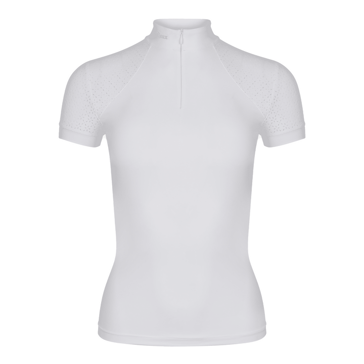 LeMieux Olivia Ladies Short Sleeve Show Shirt, White