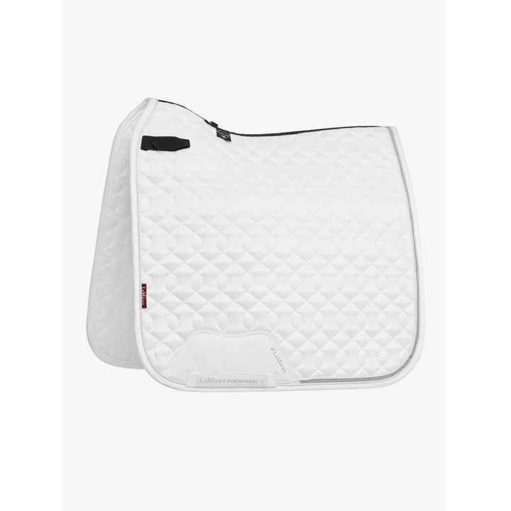 LeMieux Crystal Suede Dressage Saddle Pad, White