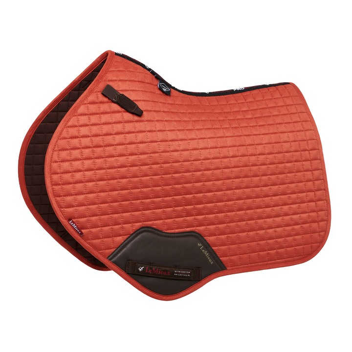 LeMieux Suede Close Contact Saddle Pad, Sienna