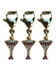 Dubois Cheval Sparkly Martini Braid Charm (x1)