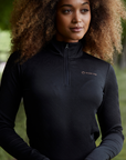 Montar MoCilia Ladies Long Sleeve Training Shirt, Black