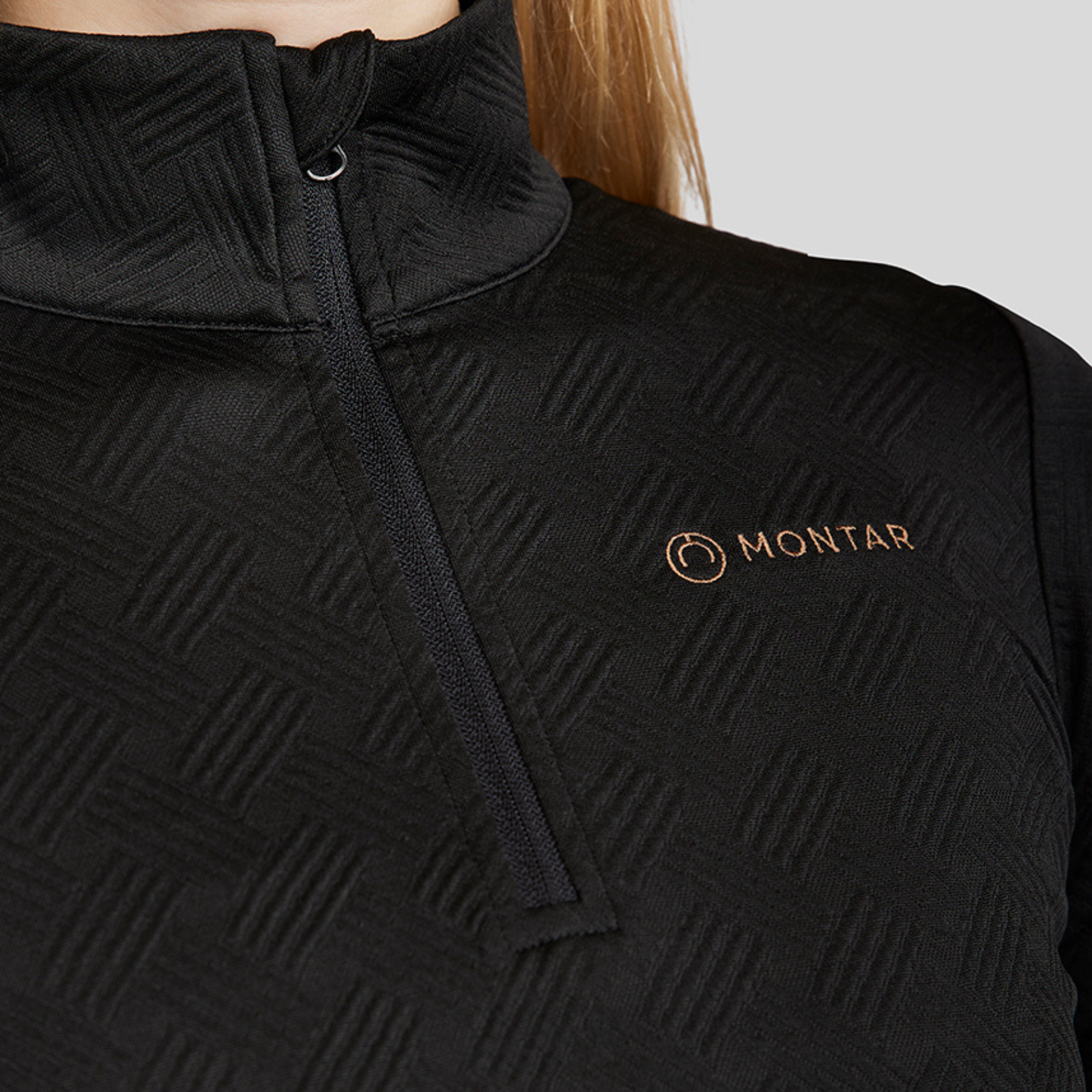 Montar MoCilia Ladies Long Sleeve Training Shirt, Black