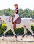 Sixteen Cypress Dressage Pad, Herringbone & Cognac