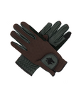 Sixteen Cypress Riding Gloves, Forest & Tobacco