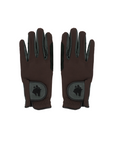 Sixteen Cypress Riding Gloves, Forest & Tobacco