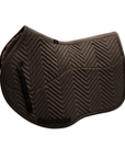 L'Evoine Alpaca Jump Saddle Pad, Espresso