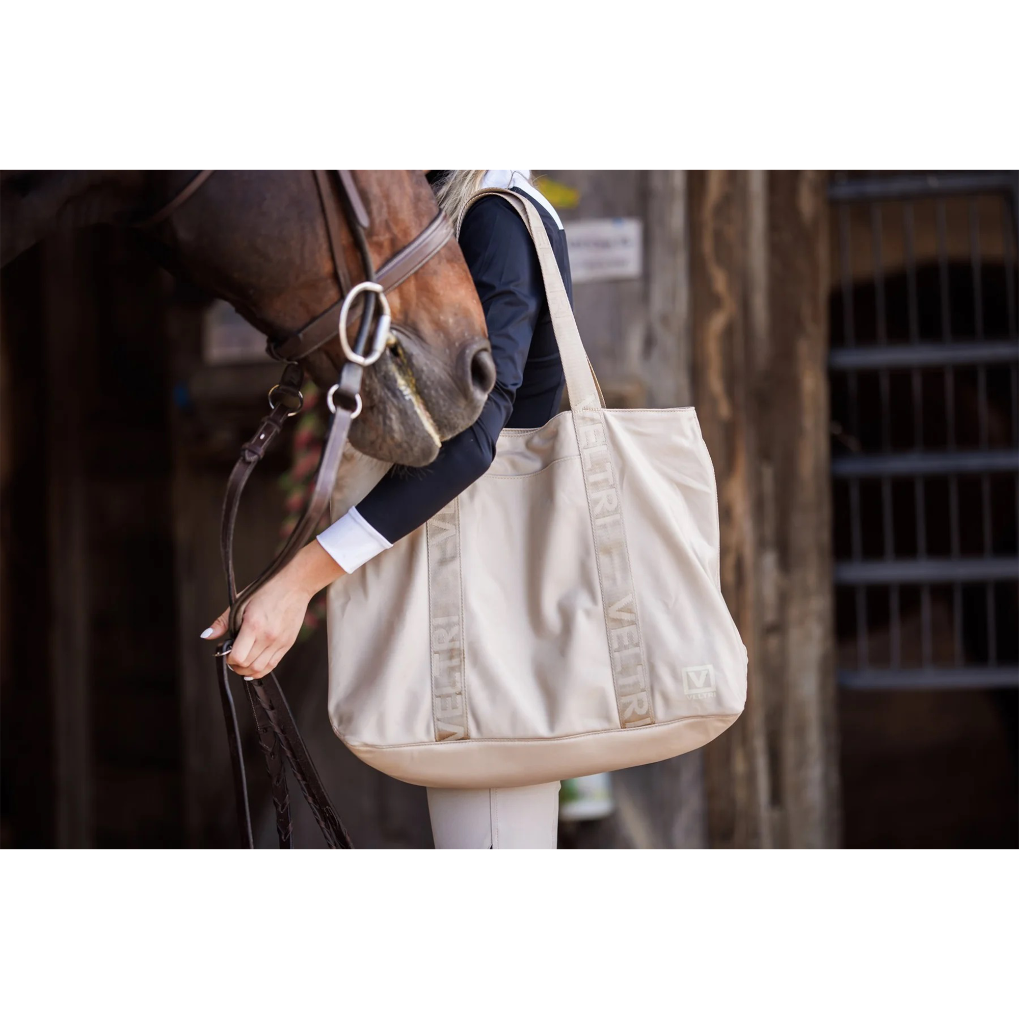 Veltri Newport Tote, Sand