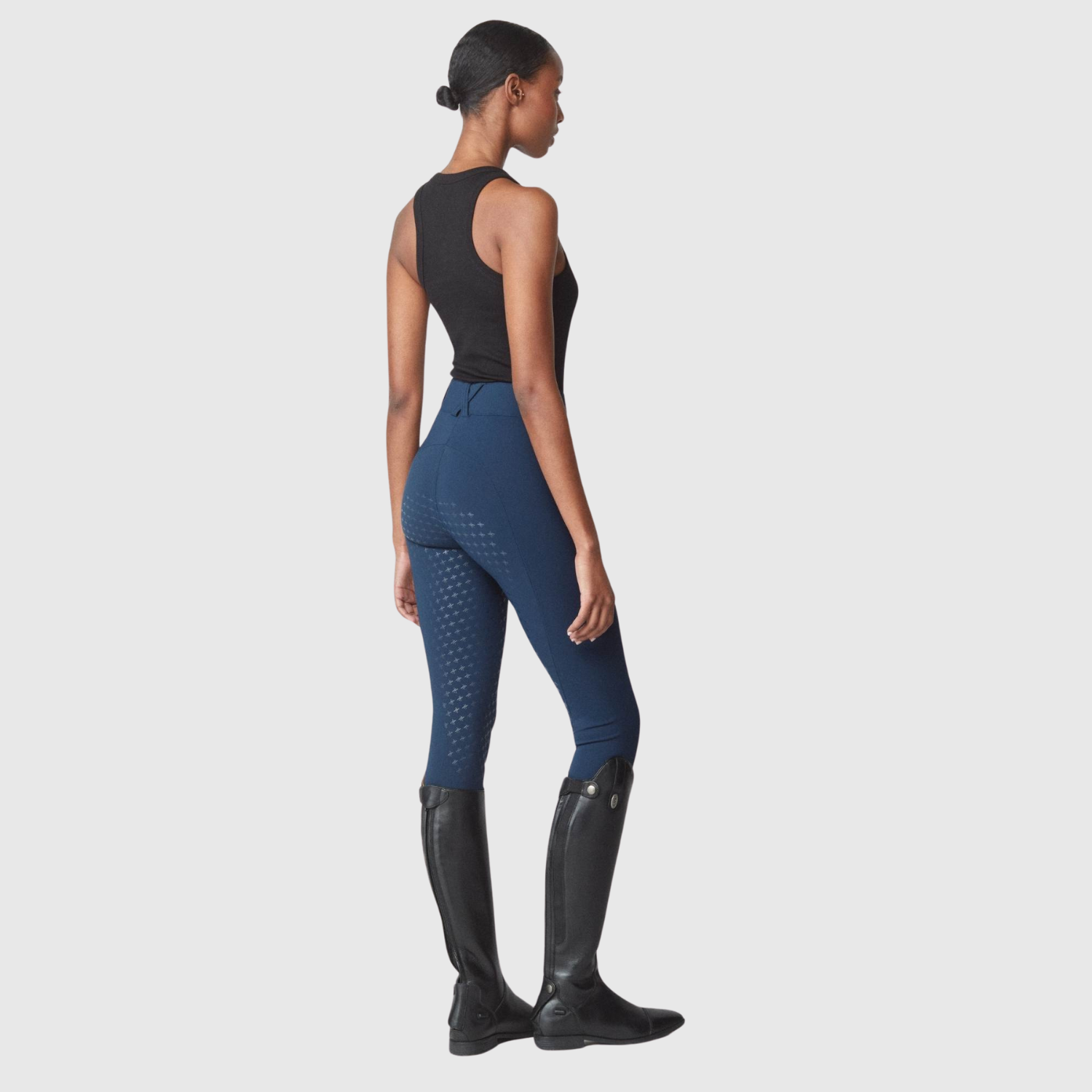 Yagya Ladies Compression Performance Breeches Full Grip, Navy