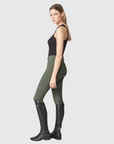 Yagya Ladies Compression Performance Breeches Knee Grip, Green