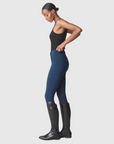 Yagya Ladies Compression Performance Breeches Knee Grip, Navy