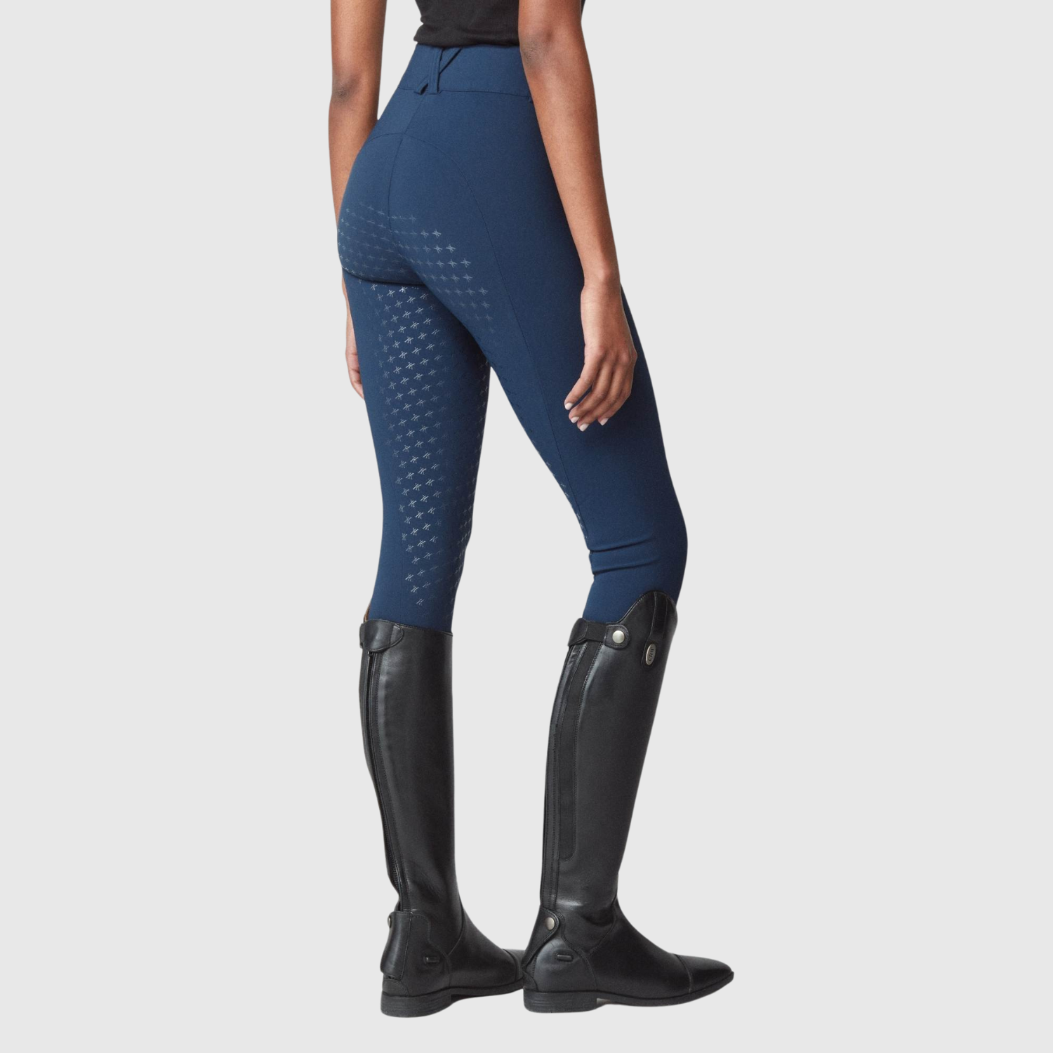 Yagya Ladies Compression Performance Breeches Full Grip, Navy