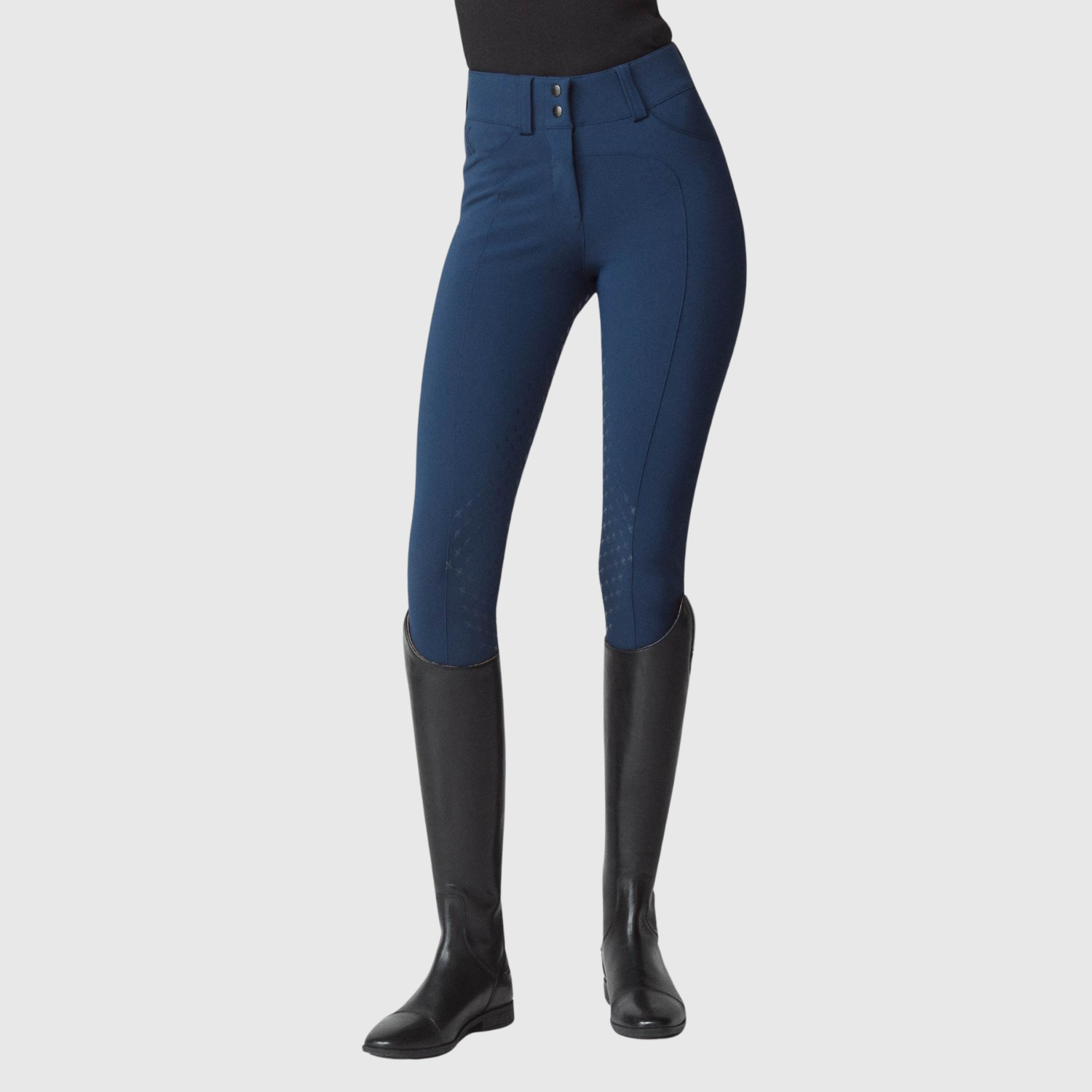 Yagya Ladies Compression Performance Breeches Full Grip, Navy