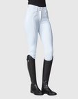 Yagya Ladies Compression Performance Full Grip Breeches, White