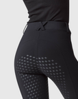 Yagya Ladies Compression Performance Breeches Full Grip, Black