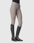 Yagya Ladies Compression Performance Breeches Knee Grip, Taupe