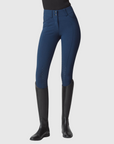 Yagya Ladies Compression Performance Breeches Knee Grip, Navy