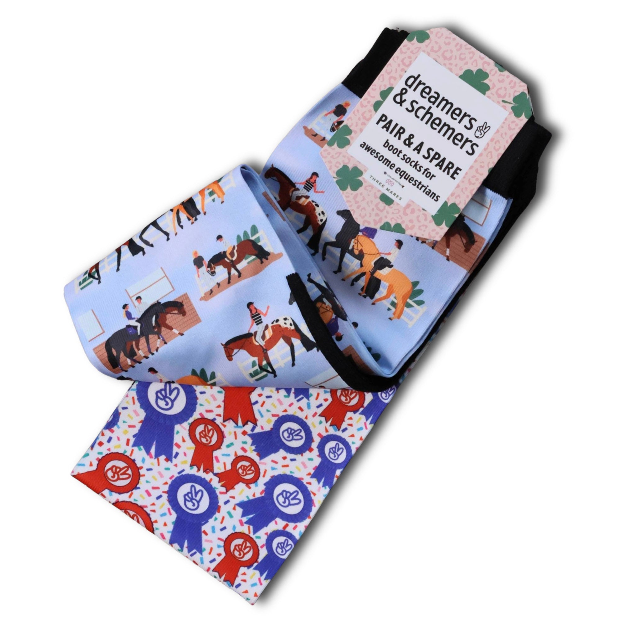 Dreamers &amp; Schemers Yap O'Clock Pair &amp; A Spare Socks