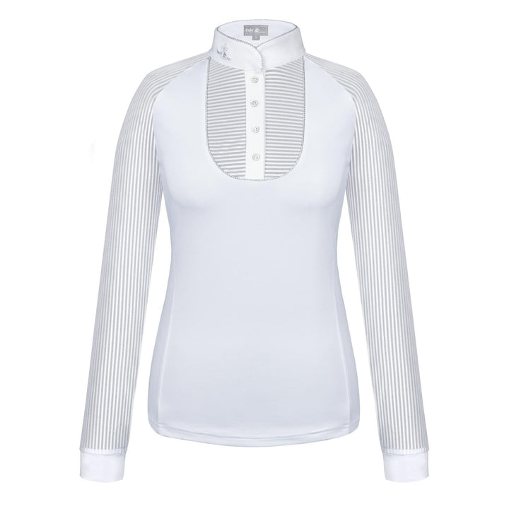 Fair Play Competition Shirt JUSTINE AIRY Long Sleeve White