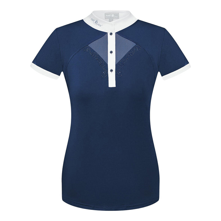 Fair Play Competition Shirt CATHRINE Navy White