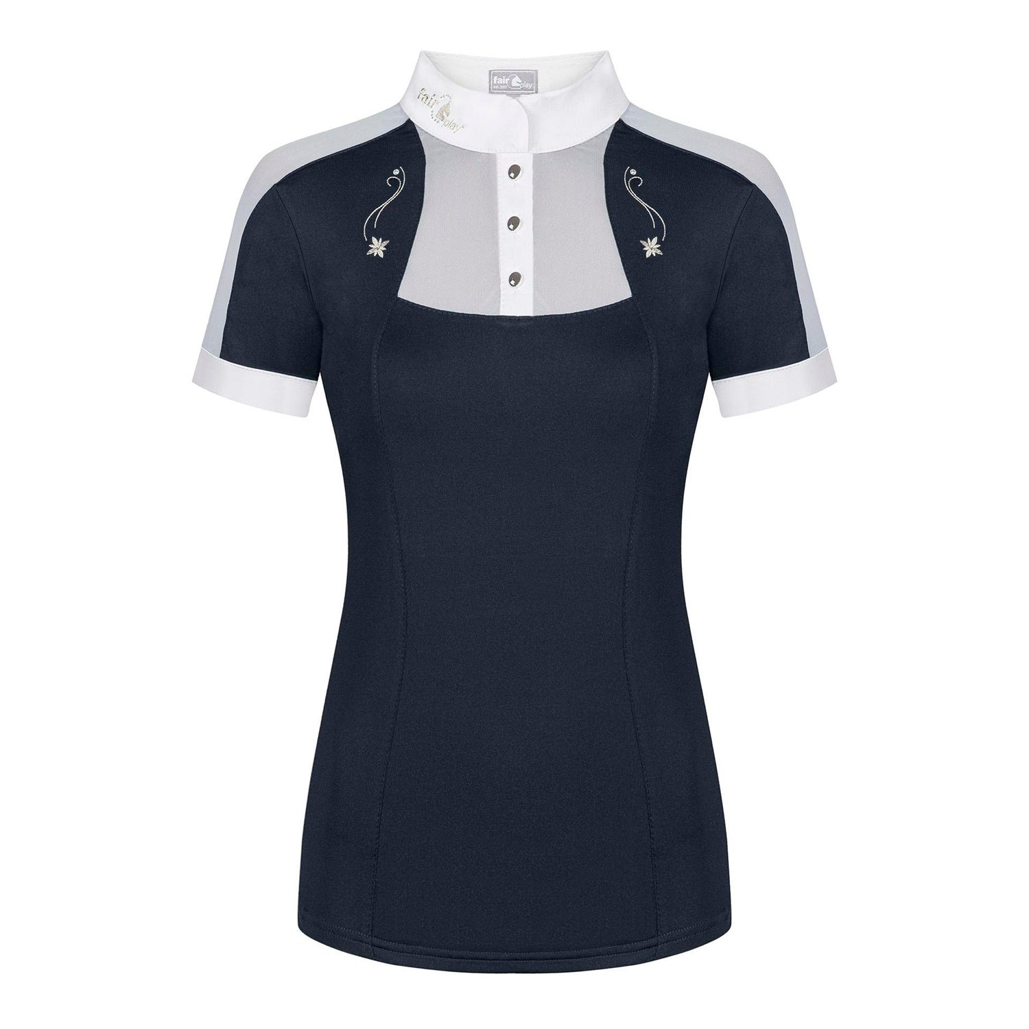 Fair Play Competition Shirt LORELLA Navy-White