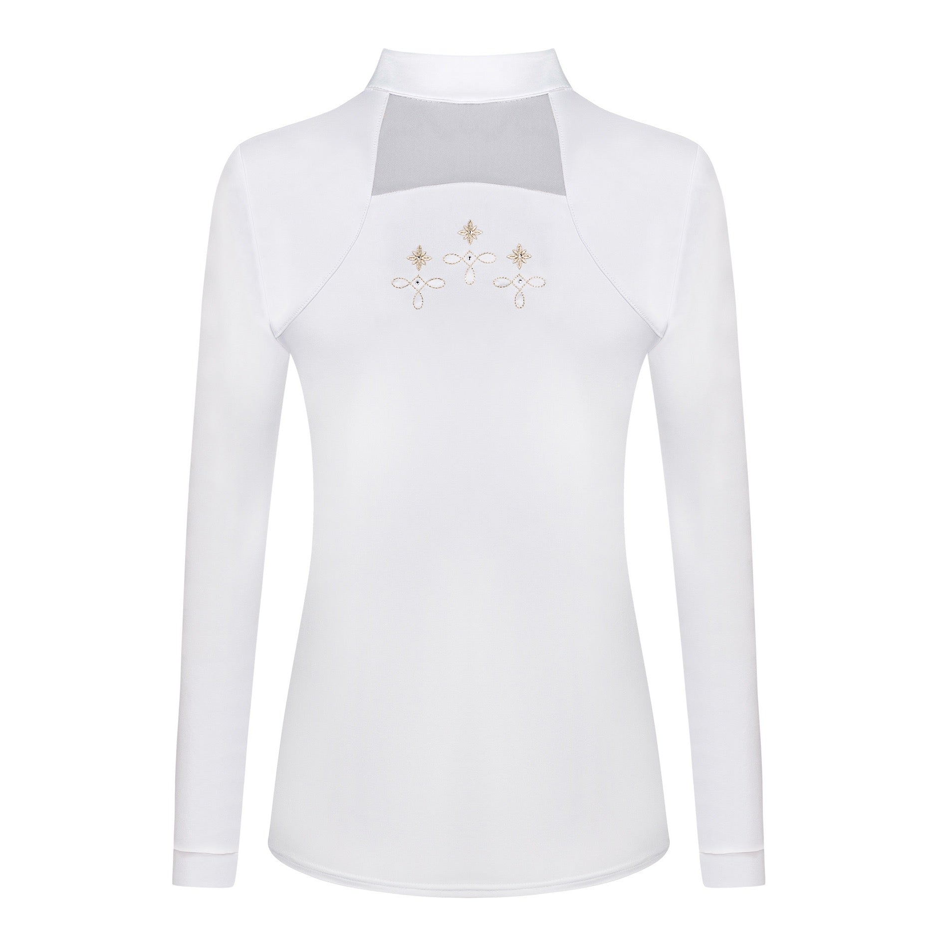 Fair Play Competition Shirt Long Sleeve LORELLA White