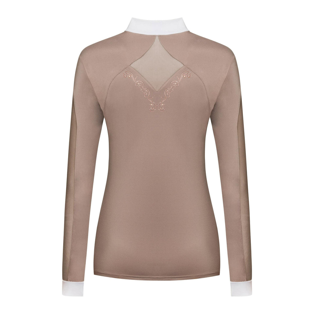 Fair Play Competition Shirt Long Sleeve CATHRINE ROSEGOLD Beige/White