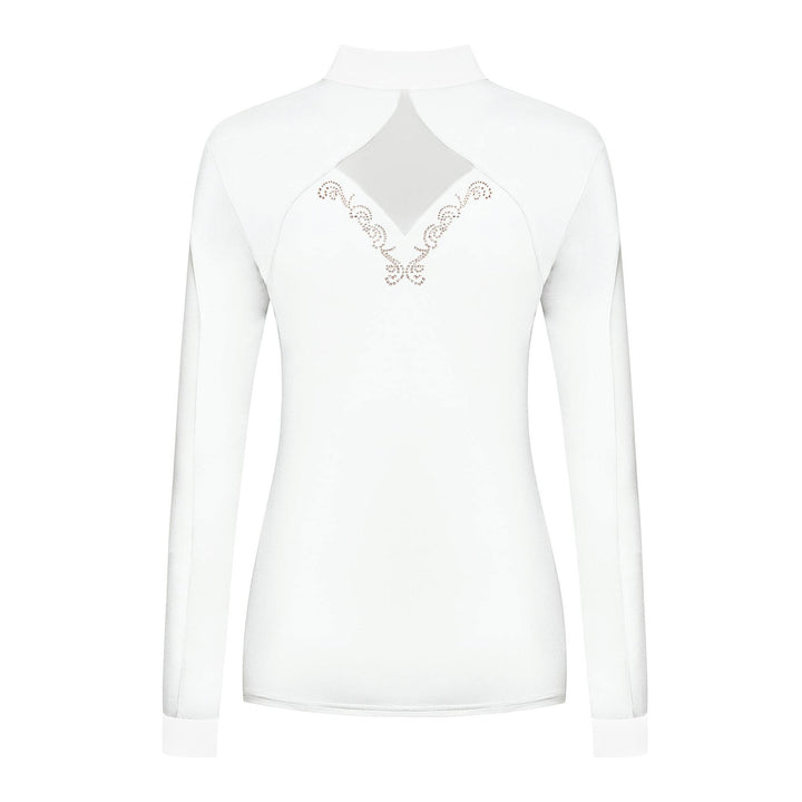 Fair Play Competition Shirt Long Sleeve CATHRINE ROSEGOLD White