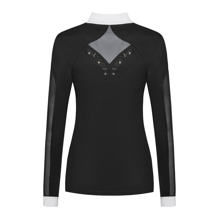 Fair Play Competition Shirt Long Sleeve CATHRINE ROSEGOLD Black/White