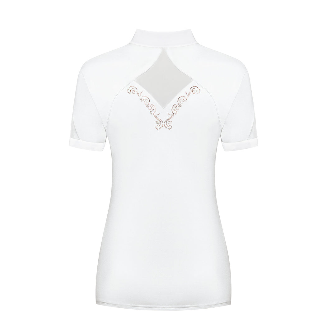 Fair Play Competition Shirt Short Sleeve CATHRINE ROSEGOLD White