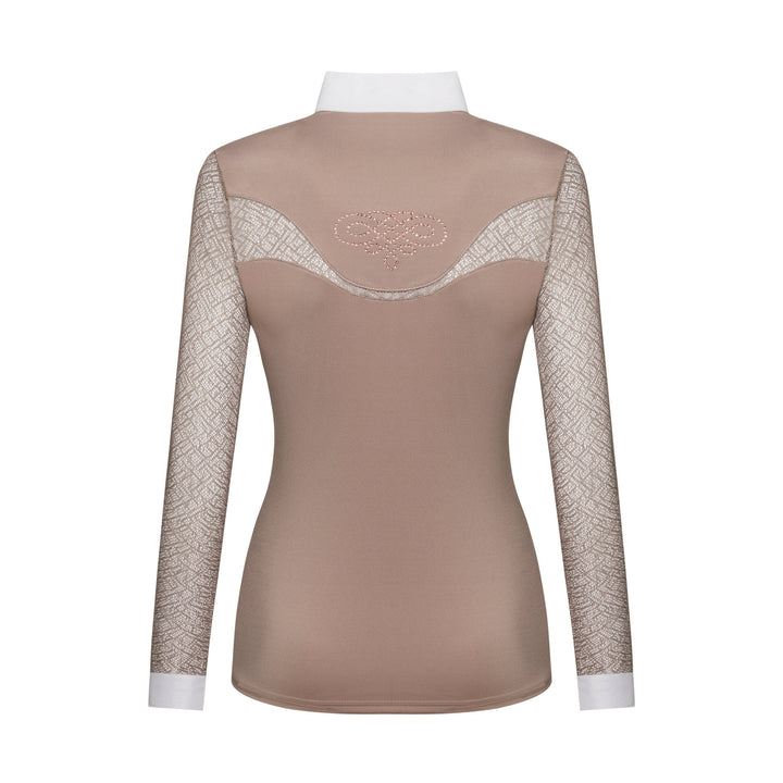 Fair Play Competition Shirt CECILE Long Sleeve ROSEGOLD, Beige