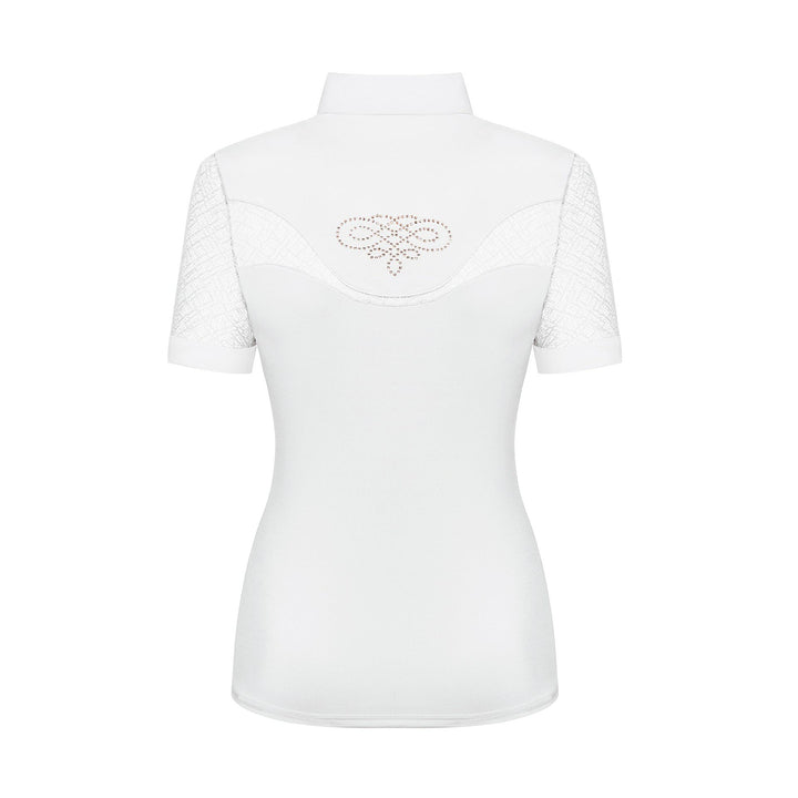 Fair Play Competition Shirt CECILE Short Sleeve ROSEGOLD, White