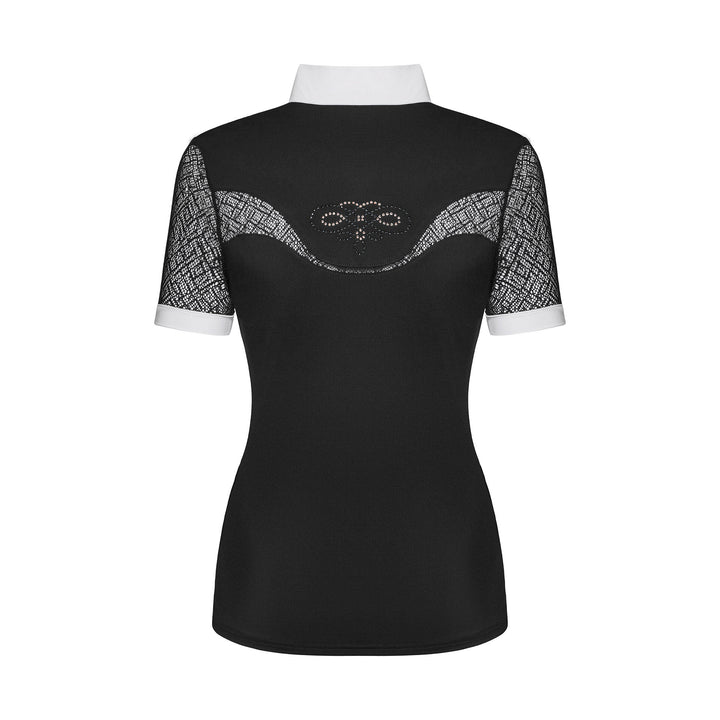 Fair Play Competition Shirt CECILE Short Sleeve ROSEGOLD, Black/White