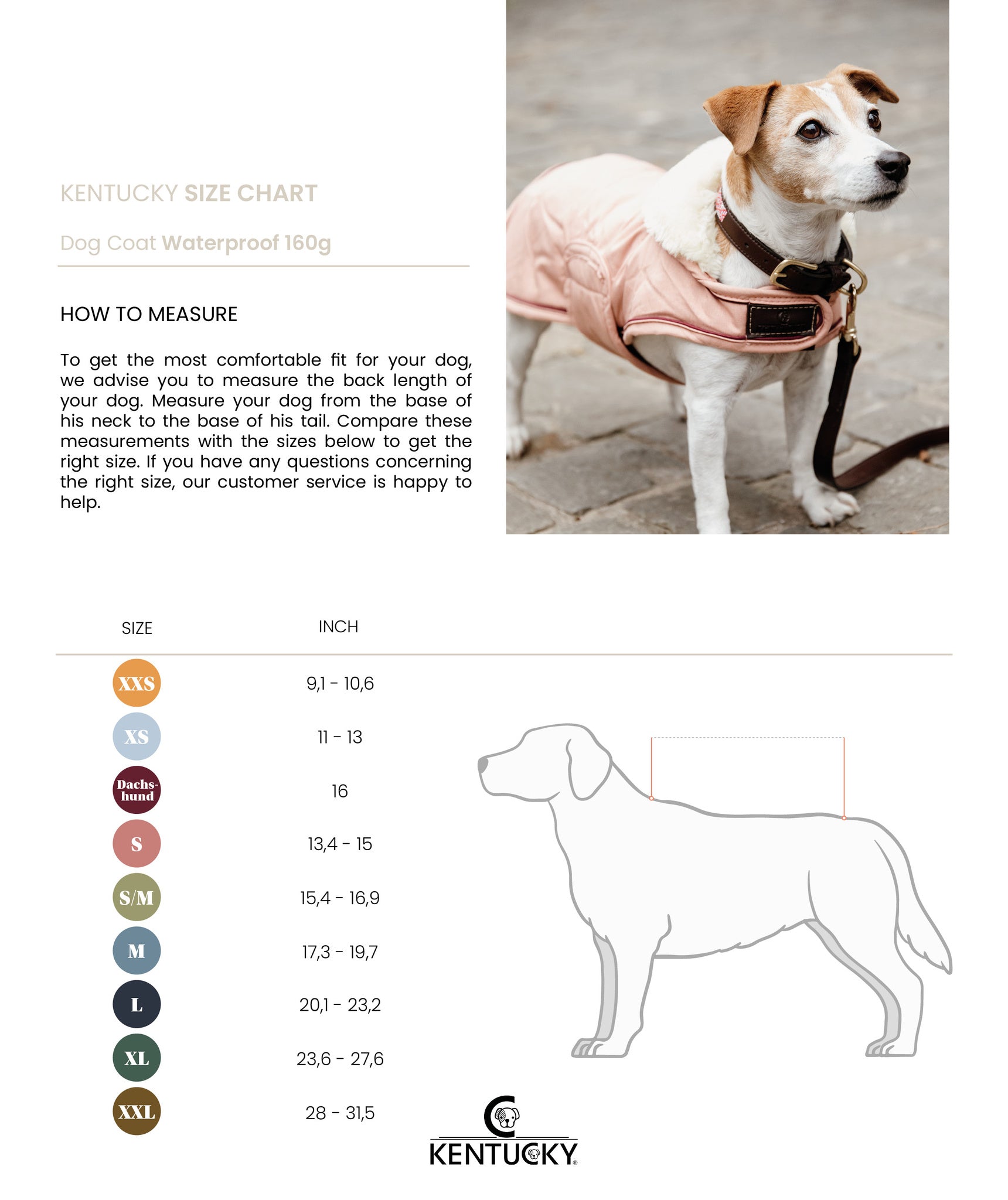 Kentucky Dog Coat Waterproof Coral