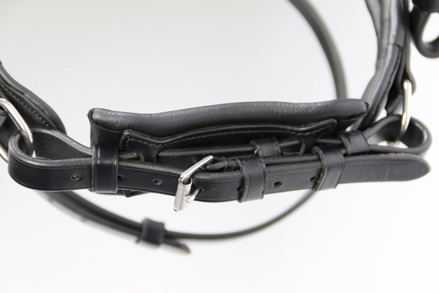 Schockemohle Brantford Anatomical Bridle, Black/Silver