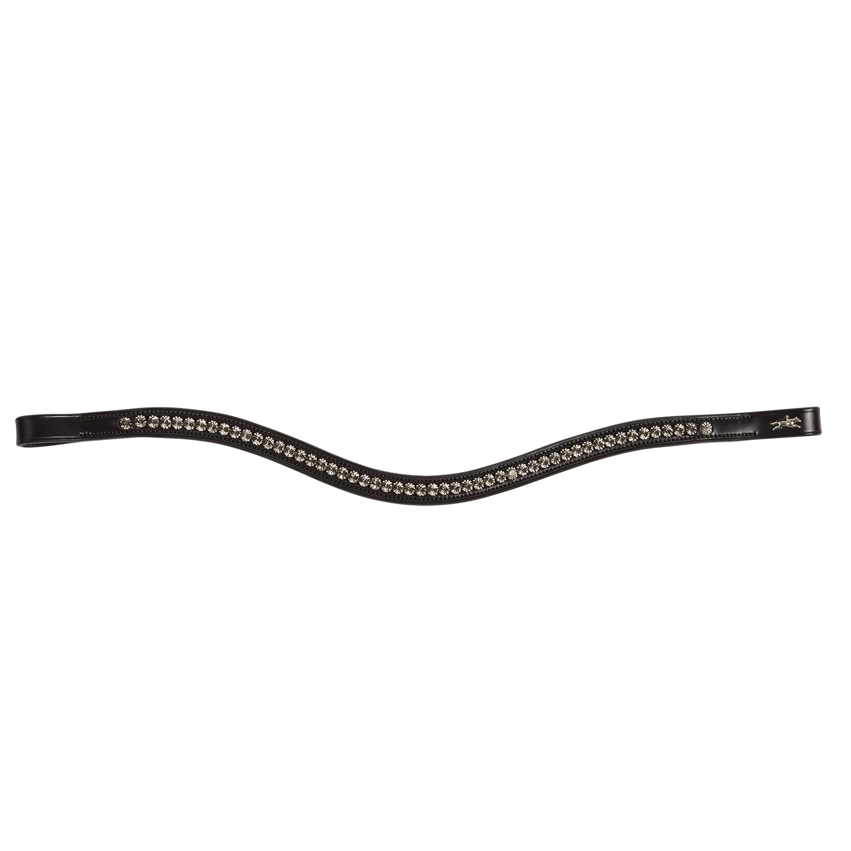 Schockemohle Browband Diamond Select Limited Headband, Black/Grey