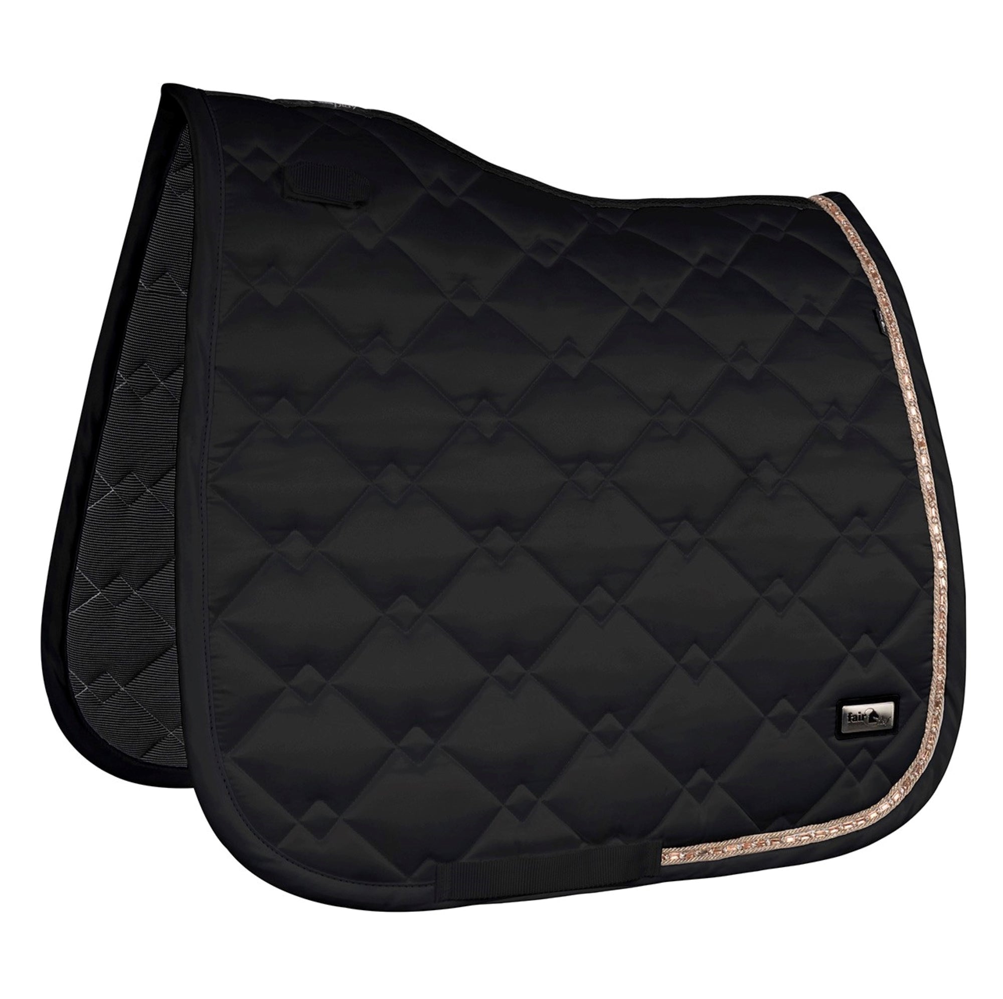 Fair Play Dressage Saddle Pad AZURYT CERAMIC Black ROSEGOLD