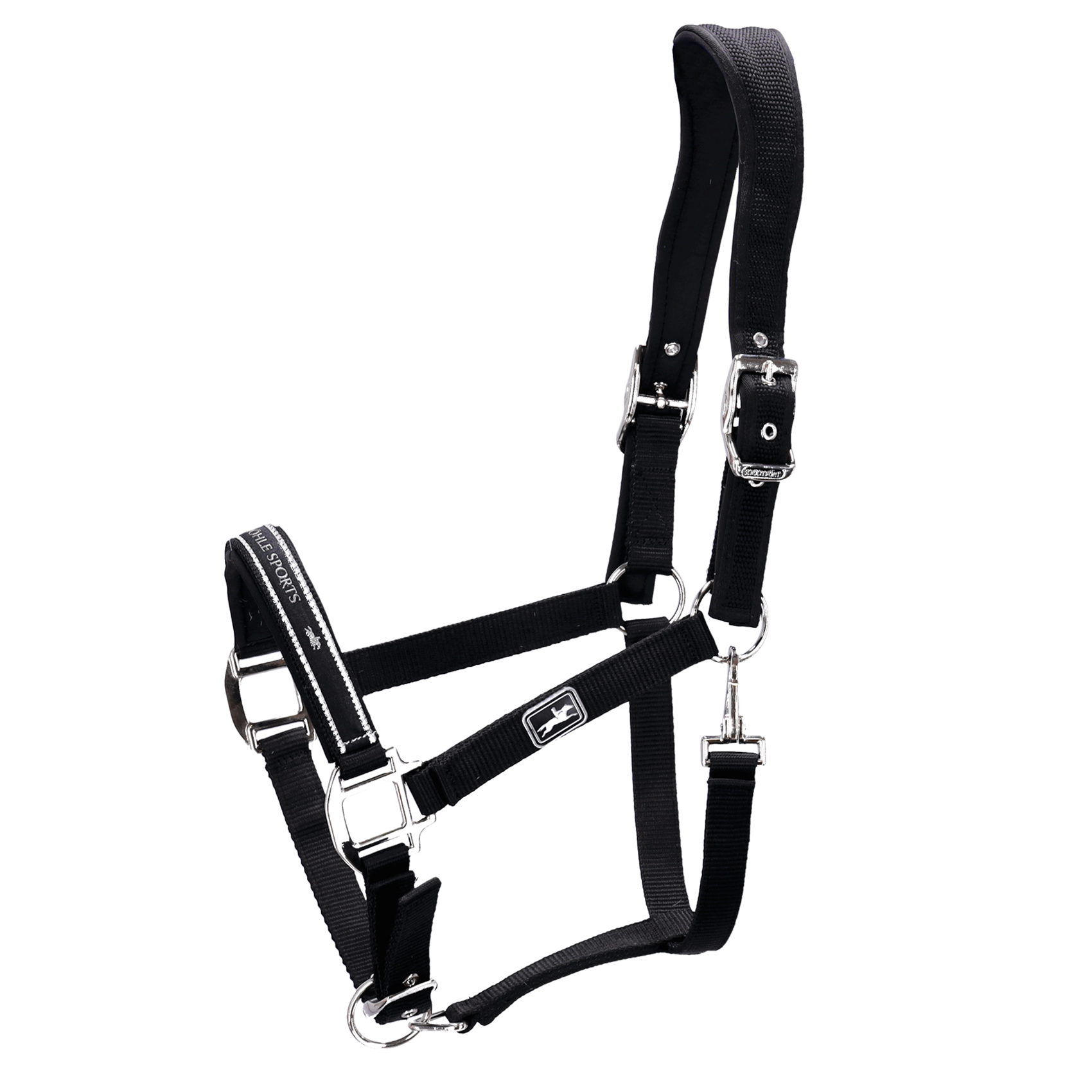 Schockemohle Memphis Anatomic Style Halter, Cool Black