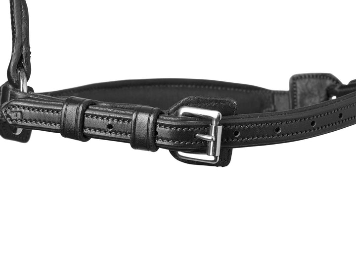 Schockemohle  Noseband Turin Select, Black/Silver