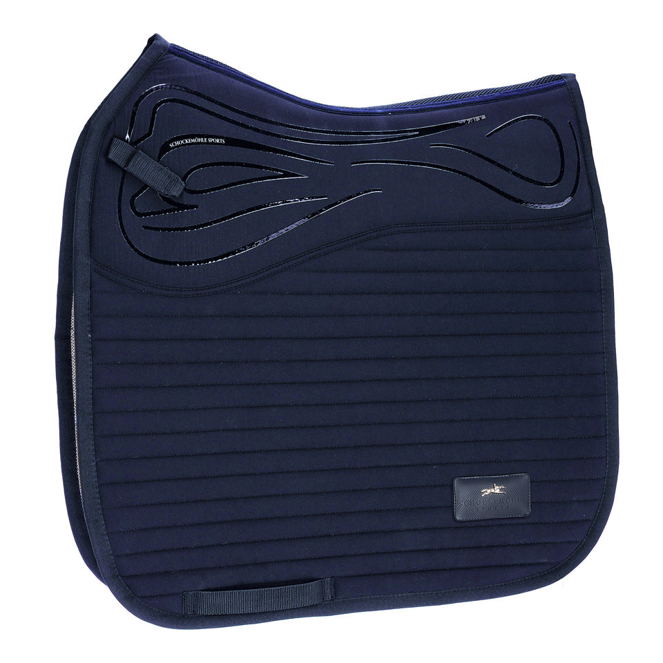 Schockemohle Air Sporty Style Dressage Saddle Pad, Dark Blue