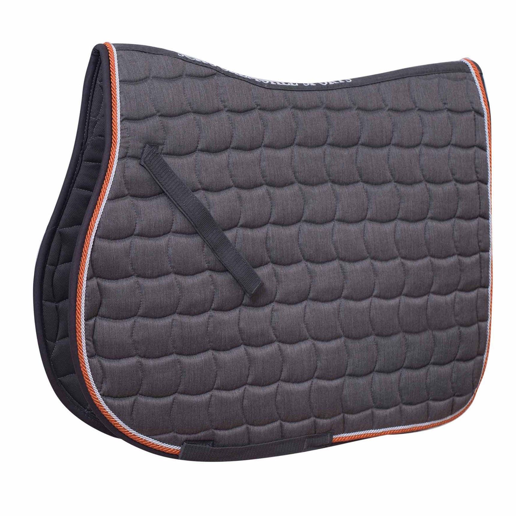 Schockemohle Dynamite S Jumping Saddle Pad, Grey Orange, Full