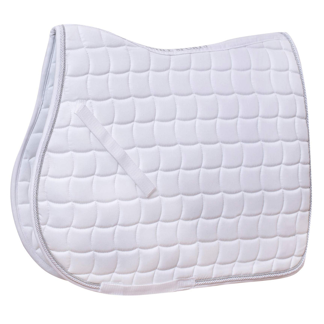 Schockemohle Dynamite S Jumping Saddle Pad, White Silver, Full