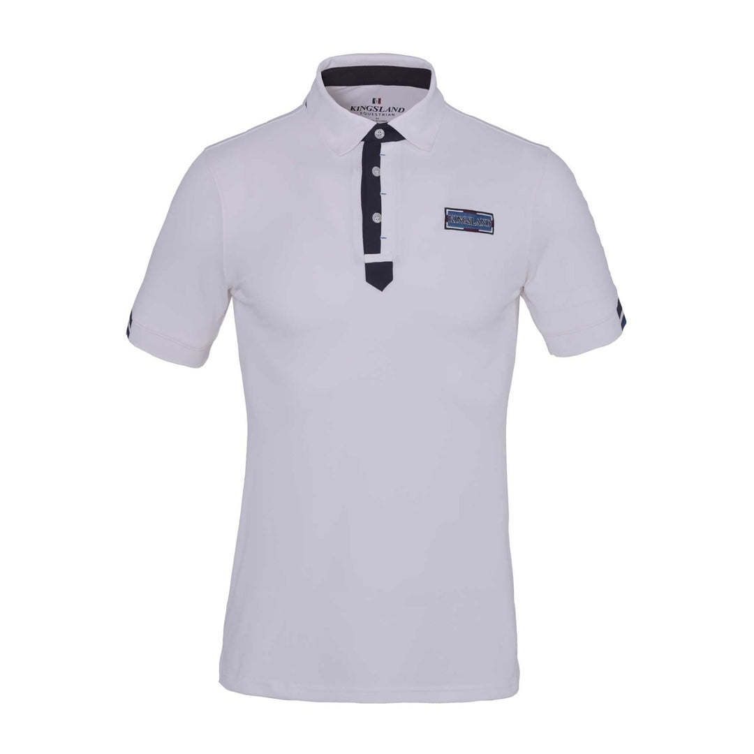 Kingsland Glasse Technical Polo Shirt Mens SS, White